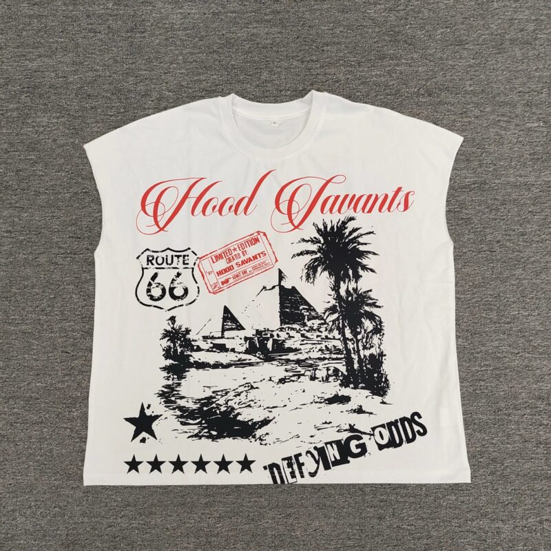Hood savants defying odds armless tee shirt